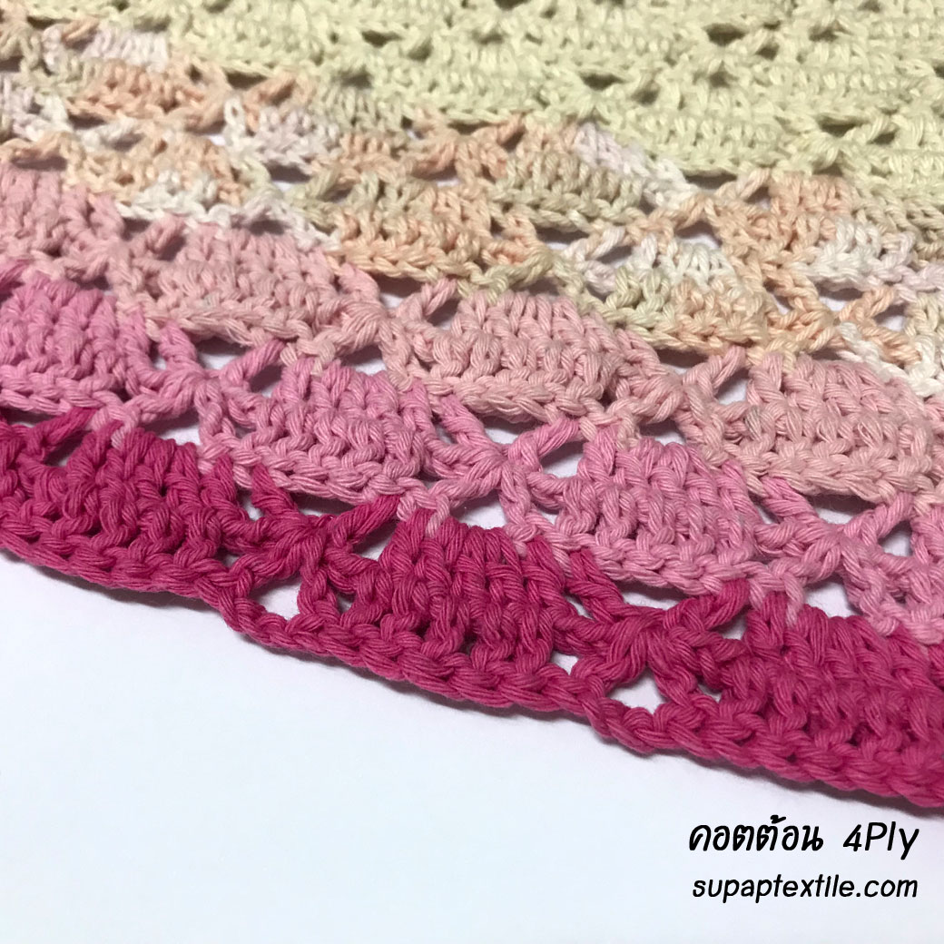 ไหมพรมคอตตอนซอฟท์ เส้นใยธรรมชาติ 100% (Organic Yarn