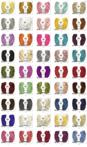 ชาร์ตสีด้ายดีเบบี้ซิลค์