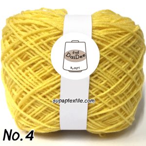 ไหมพรมด้ายดี 3 ply 4.มัสตาส(อ่อน) ไหมพรมราคาถูก เหมาะกับงานถักชิ้นเล็กๆ เส้นไหมสวย สีสวย ไหมนุ่ม ถักลื่น