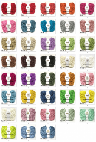 ชาร์ตสีไหมด้ายดีอินโดซิลค์