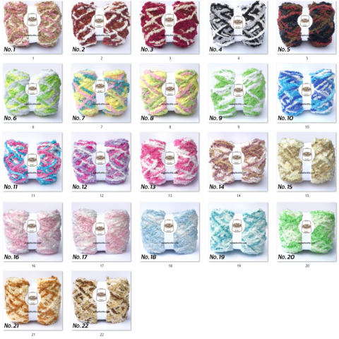 ชาร์ตสีขนแกะเหลือบ