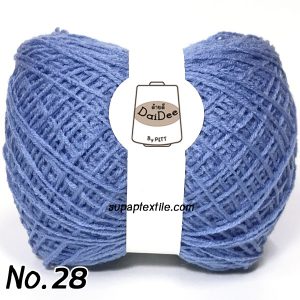 ไหมพรมด้ายดี3ply สีเทาคราม