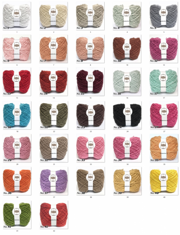 ชาร์ตสีคอตตอนซัมเมอร์